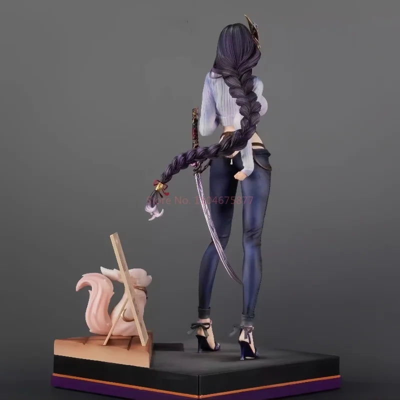 Fa Thunder General Sexy Daily Dress Thunder Silence Resin Head Carving Handmade Fashion Collection Model Ornament Gift