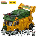 【MT】Pre-sale JOYTOY TMNT-Turtle Van TMNT-Roadkill Rodney 2PCS 1/18 Action Figure Toy Collection