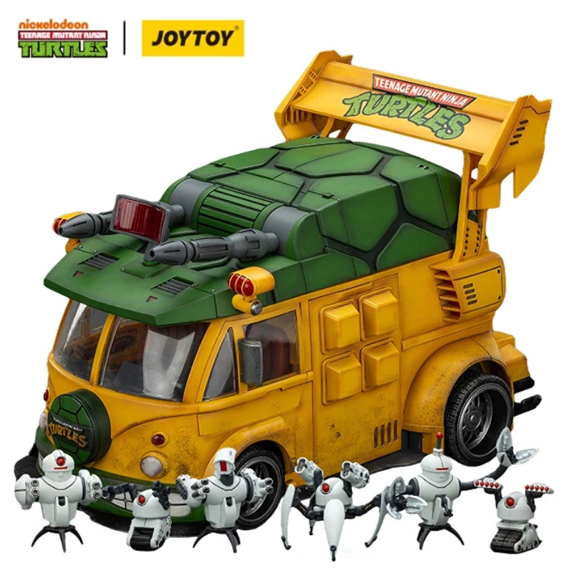【MT】Pre-sale JOYTOY TMNT-Turtle Van TMNT-Roadkill Rodney 2PCS 1/18 Action Figure Toy Collection