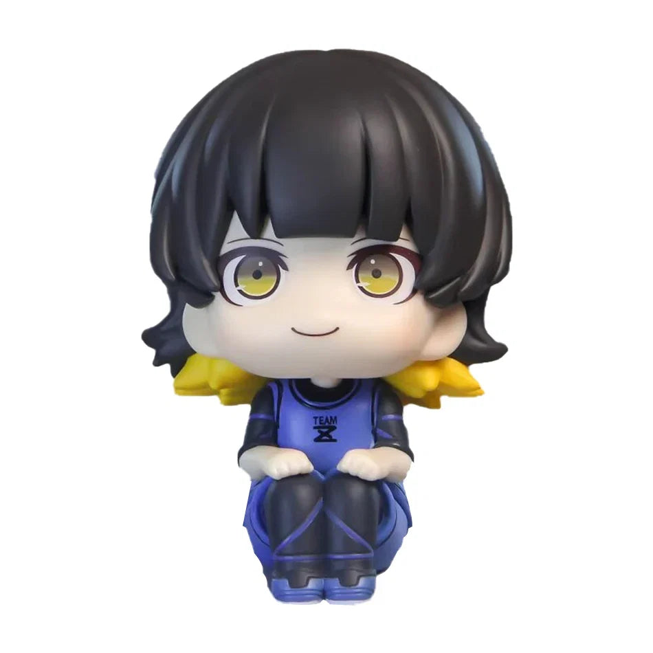 BLUE LOCK Action Figures Isagi Yoichi Bachira Meguru Anime Figure Kawaii Q Version Figurine Model Kids Toys Doll Gifts