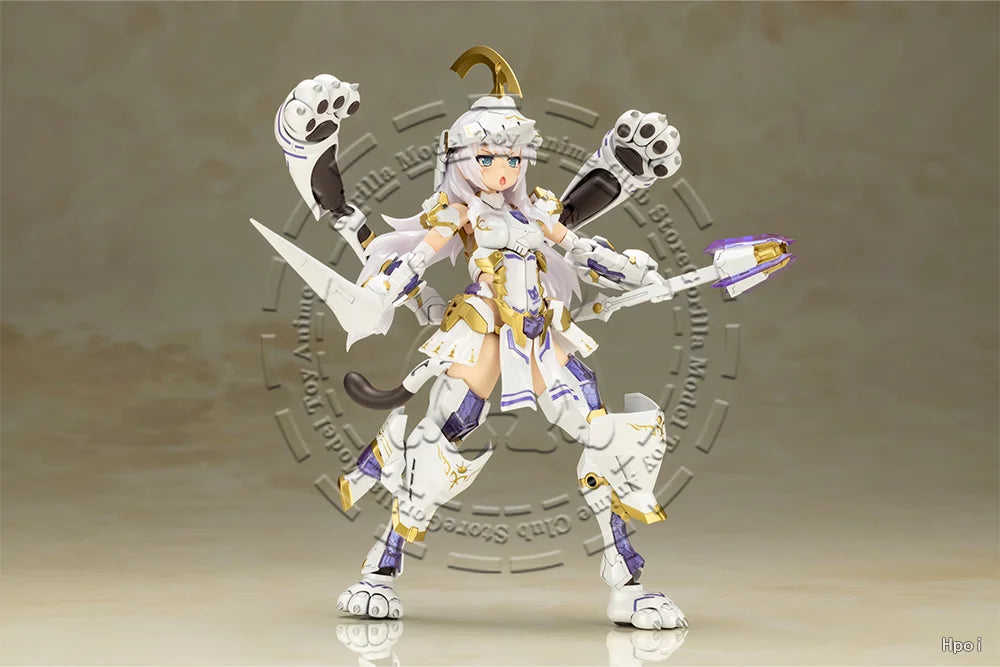 In Stock Original Genuine KOTOBUKIYA Frame Arms Girl Tuga I Nyan Nyan Armor 160mm Model Kit Action Figure Collectible Gift