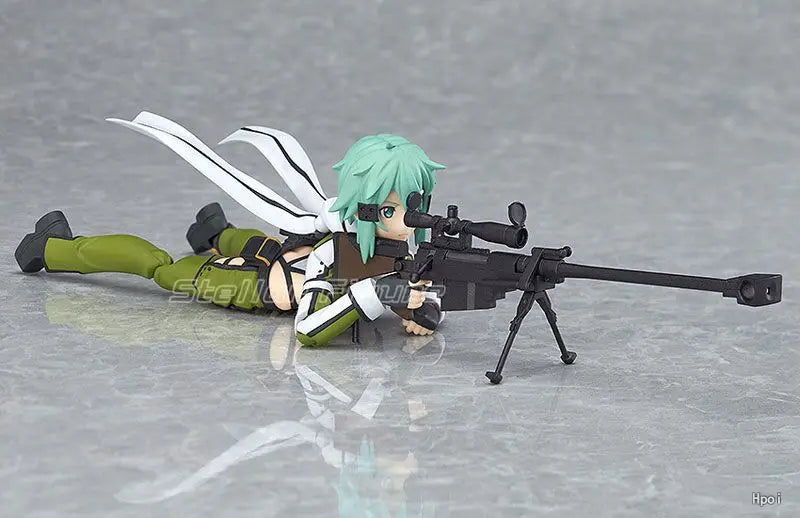 【SF】In Stock Original Max Factory Figma241 Sword Art OnlineⅡ Sinon Figures Model Anime Collection