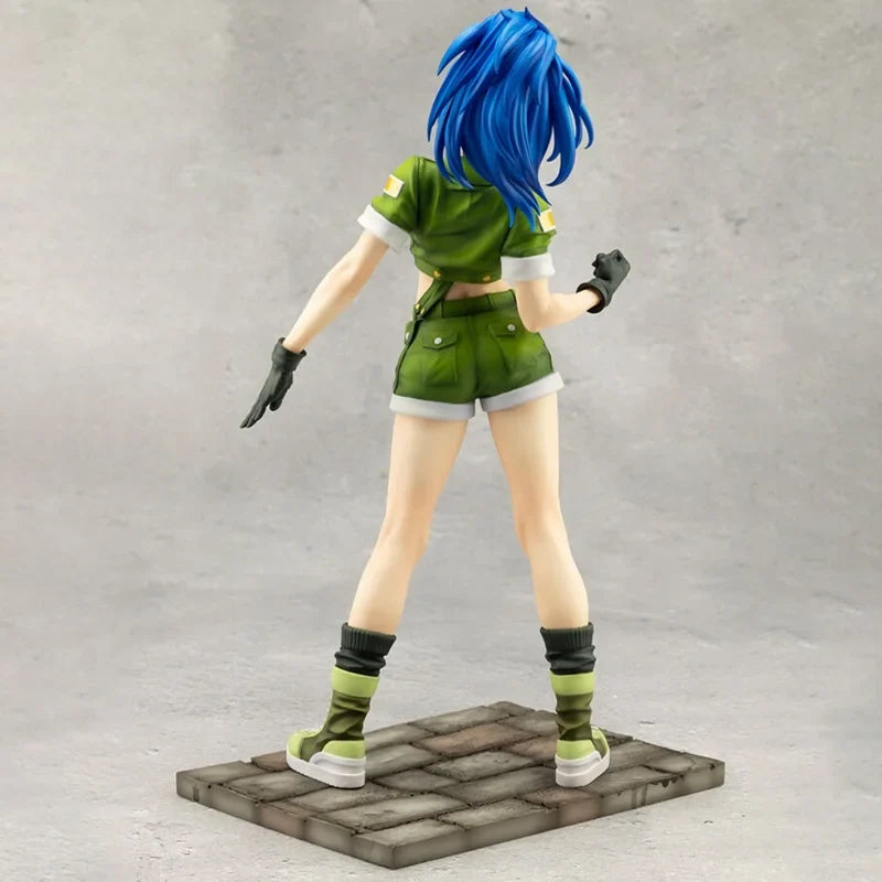 Kotobukiya Original Genuine The King of Fighters '97 Leona Heidern Bishoujo Statue 1/7 Model 21.5cm Figure Toys Birthday Gift