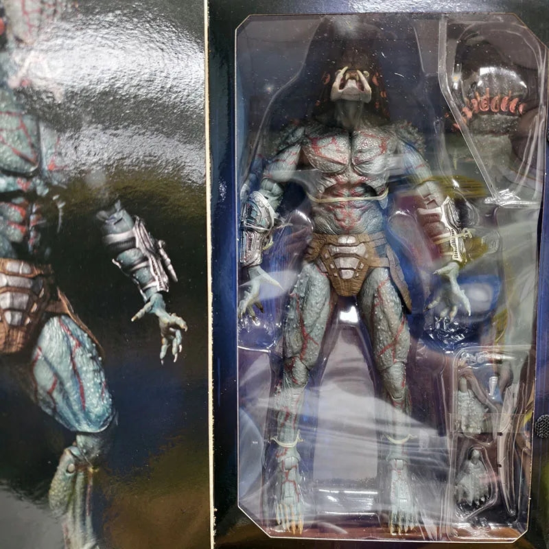 Original First Edition Of Neca Iron Blood Warrior 2018 Movie Ultimate Predator Assassin 10 Inch Figure Model Doll Toy
