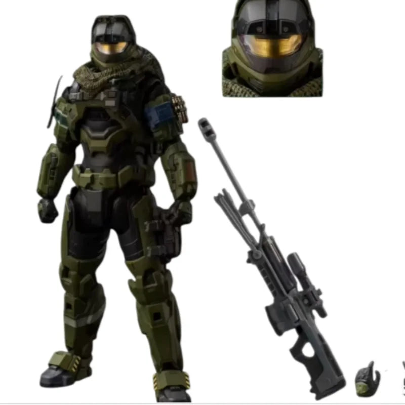 2 Signs 1/12 Articulated Master Chief Pvc Action Figure Collectible Model Toy 18cm Gifts Genuine