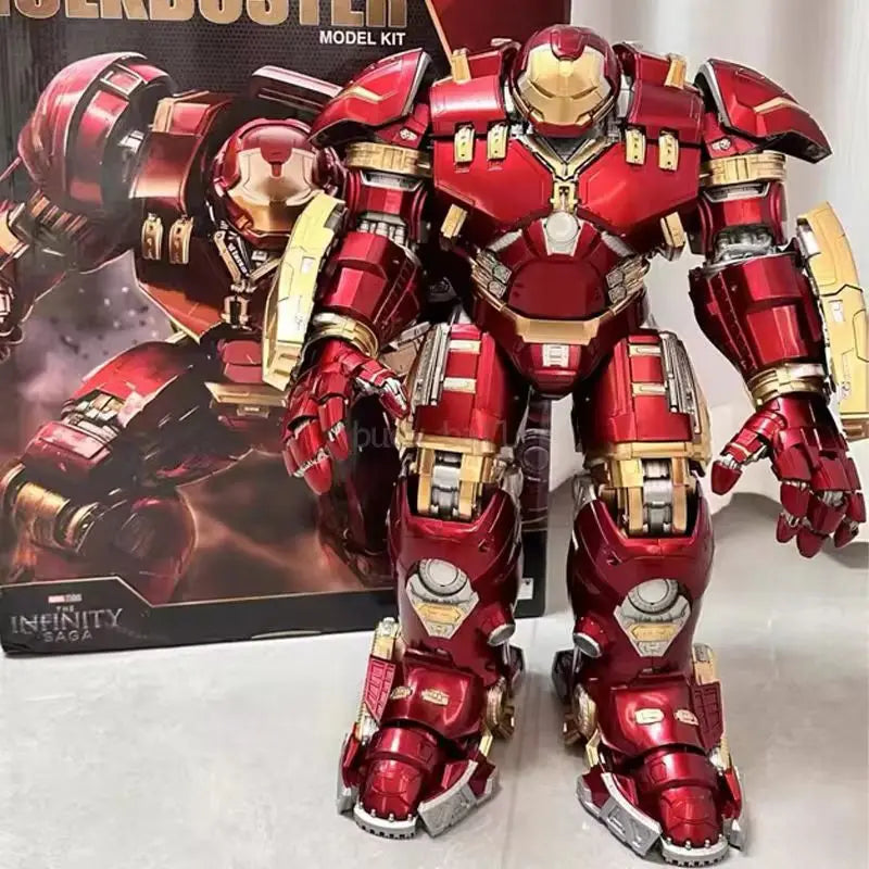 Original Fondjoy Toys Marvel Legends Iron Man Action Figure Mark Hulkooster Hulkbuster Armor 1/7 Assembly Custom Model Toys Gift