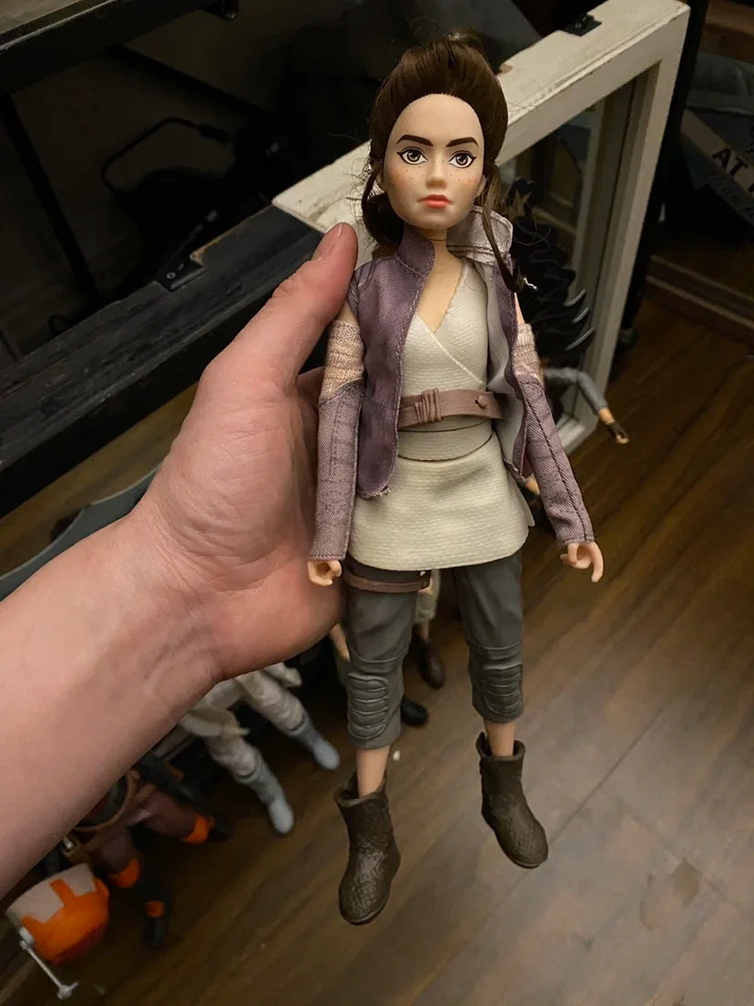 Starswarse 12 Inchs Joints Movable Doll Action Figures Q Version Movie Peripheral Model Toys Kids Gift