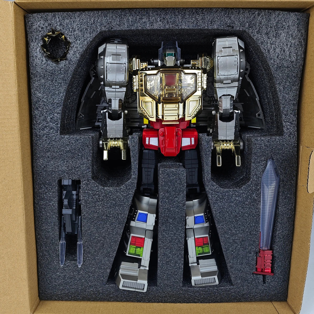 Grimlock Mp-08 Transformation Toy Mp08  Metal Color Enlarged Ko Version 29CM Action Figure Collection Desk Toys