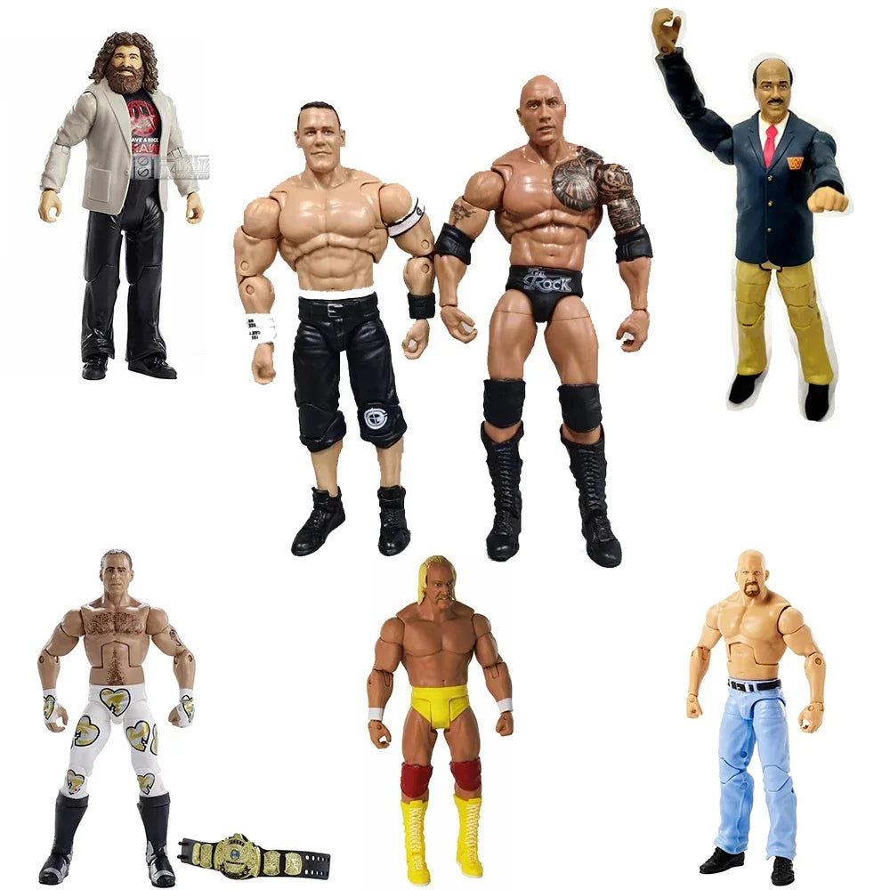AEW DA Roman Reigns John Cena Dwayne Johnson Action Figure Wrestling Figure Display Collection Festival Gift