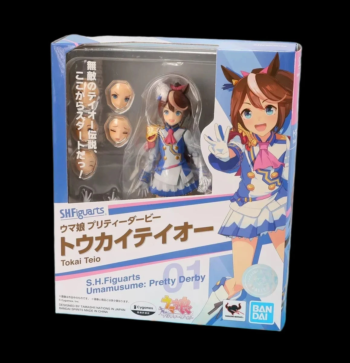 BANDAI Original S.H.Figuarts Umamusume Pretty Derby Tokai Teio  Action Figure Assembly Model Toys Collectible Model Ornaments