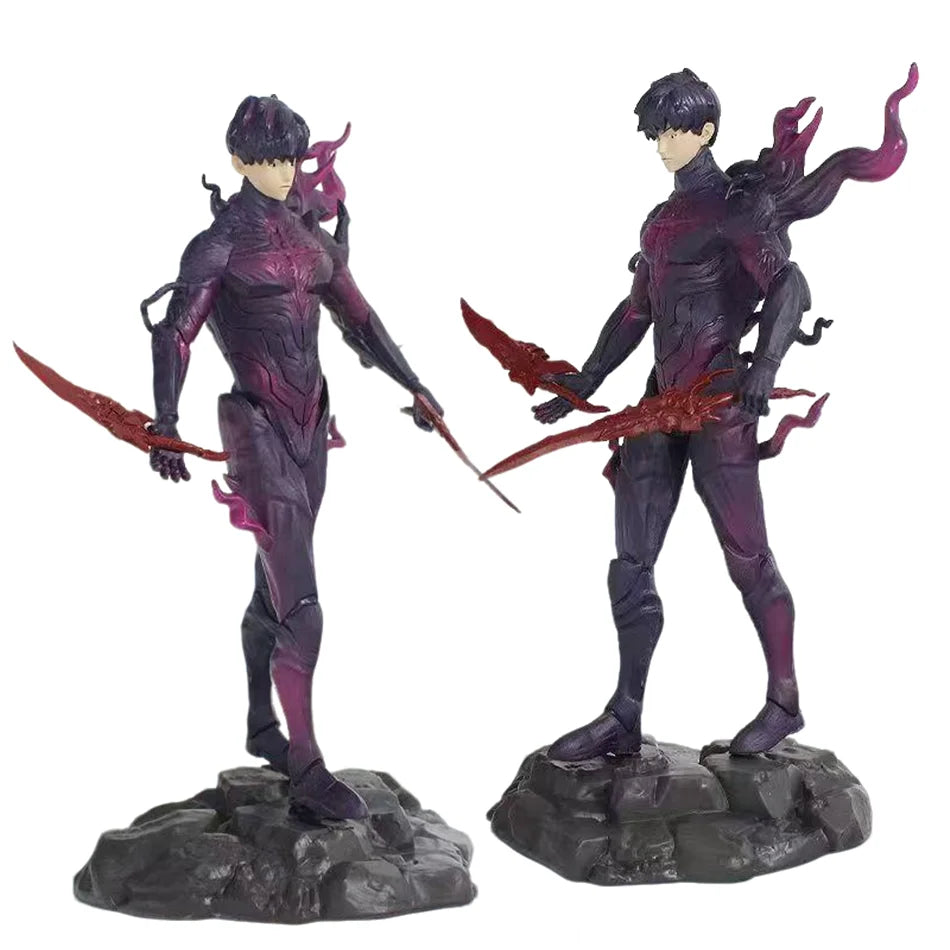 Solo Leveling Sung Jinwoo Hunter Form Standing Pose Collectible Figure Holiday Gift Model Toy