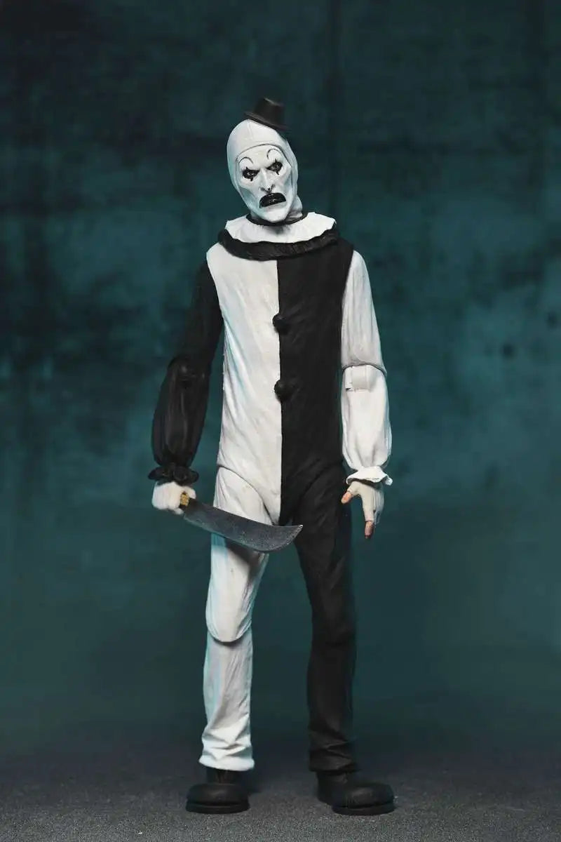 NECA 45251 Ultimate Art The Clown 7-Inch Scale Collectible Action Figure Horror Movie Model Articulated Figure Premium Accessor
