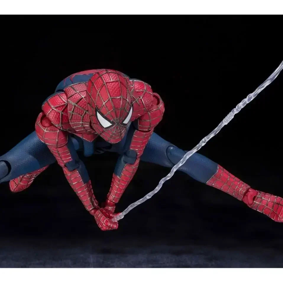Shf Spider-Man 3 Action Figures Spiderman 3 Tobey Maguire Anime Figure Pvc Statue Figurine Model Collection Toys Doll Gifts