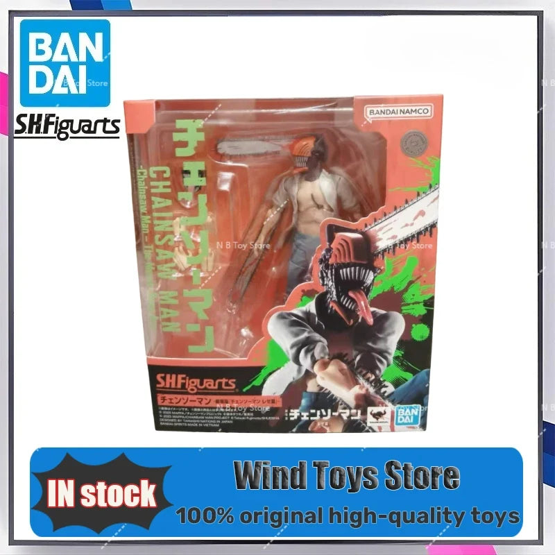 IN STOCK Original Bandai S.H.Figuarts Shf Chainsaw Man Movie Prayer Arc Chainsaw Man Anime Collection Action Figures Model Toy