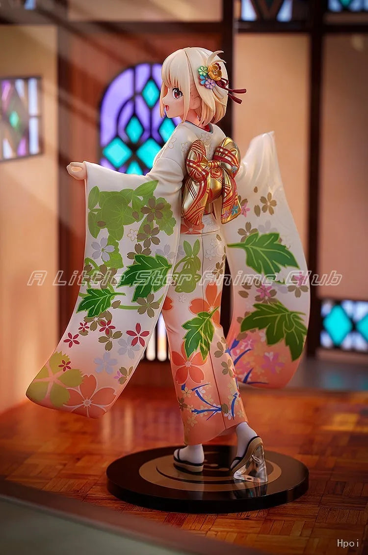 In Stock Original KADOKAWA KDcoll Lycoris Recoil Nishikigi Chisato Kimono Animation Figures Model Collection Ornaments Toys