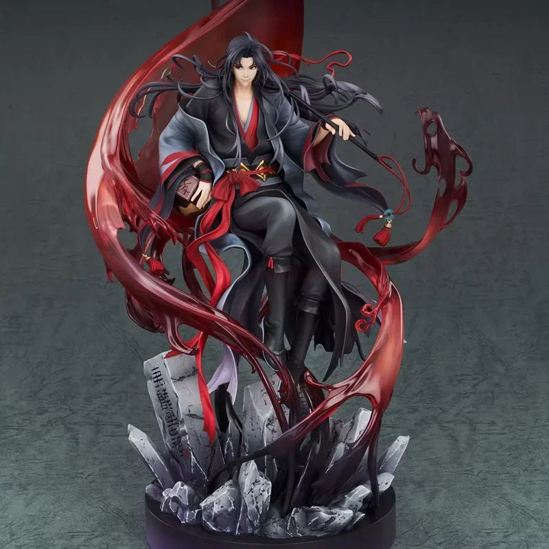 Genuine Mo Dao Zu Shi Wei Wuxian Action Figure Yi Ling Lao Zu Ver Large Figurine Anime Collection Pvc Model Statue Doll Gift