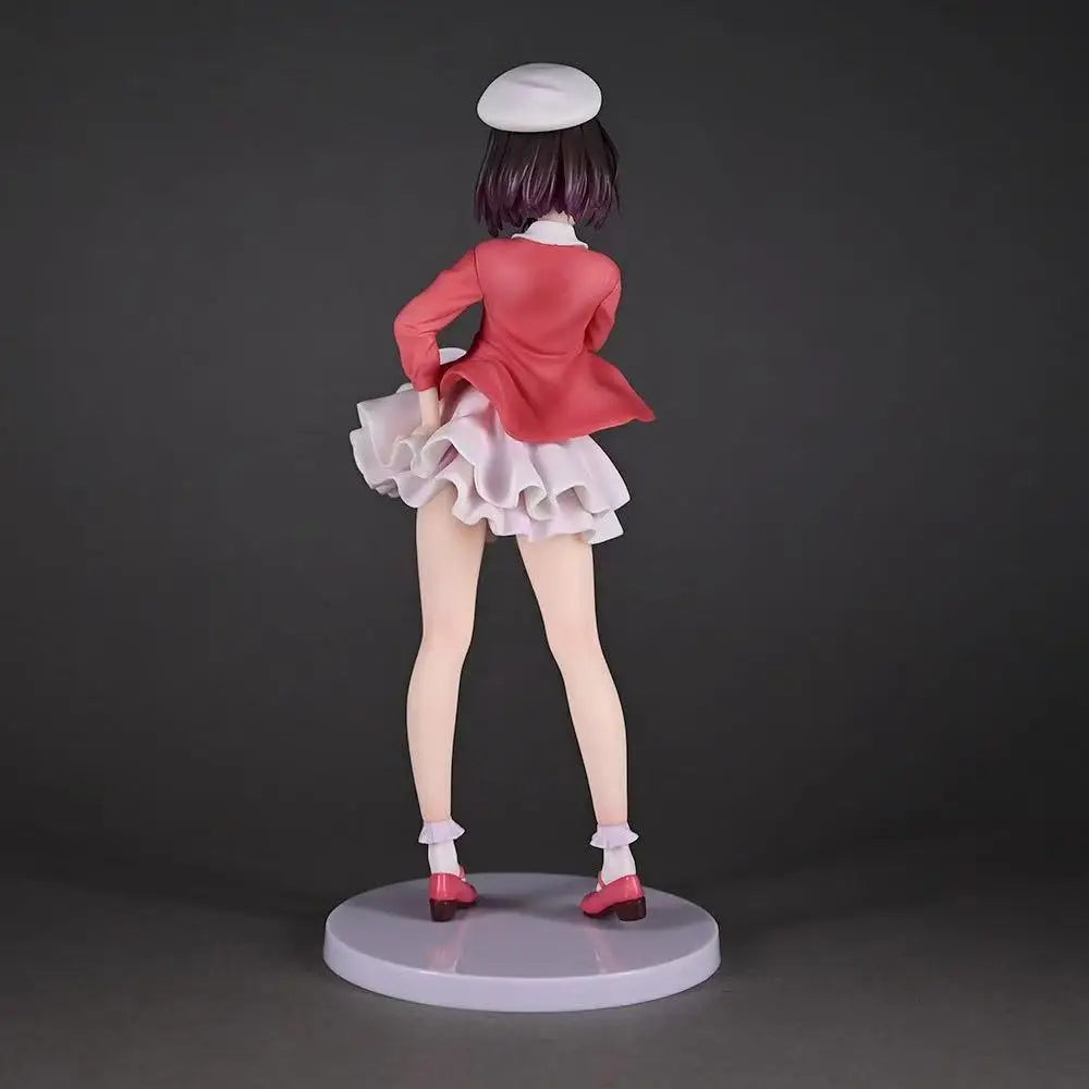 24cm New Anime Figure Megumi Kato Perimeter PVC Model Sexy Beautiful Girl Desktop Decoration Ornaments Birthday Gifts Toys