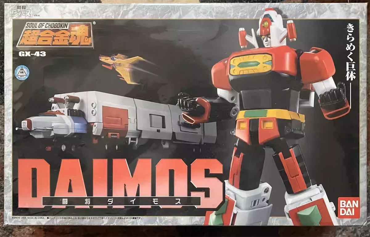 OriginalSuper alloy soul GX-43 Brave Leader Daimos Action Anime Figure Model Toys22CM collection scene ornament gift