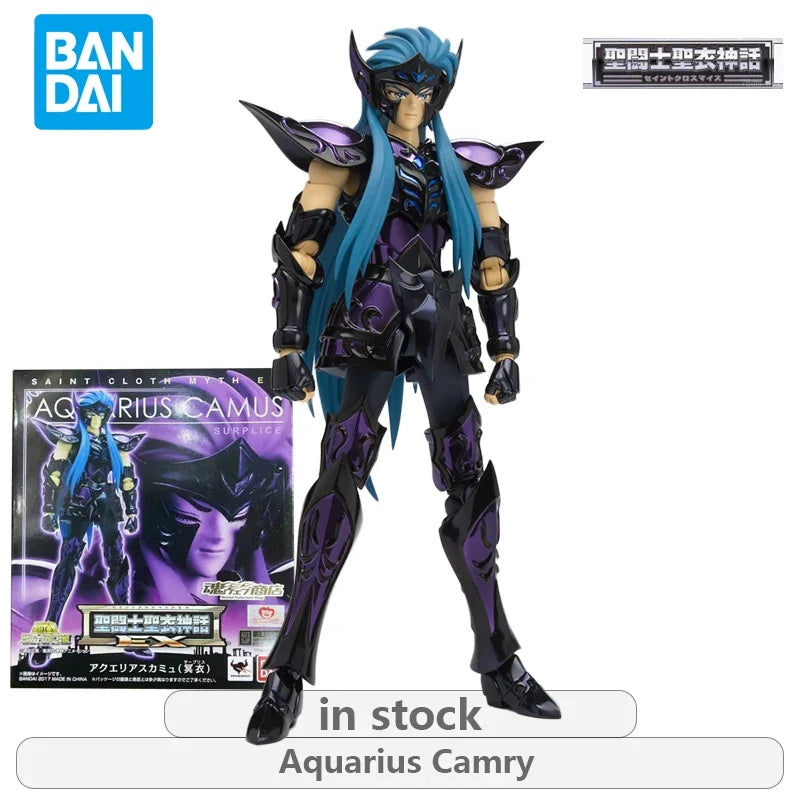 BANDAI Original Saint Seiya Saint Cloak Mythical EX Edition Dark Seiya Series Gemini Saga Anime Action Figure Model Toys