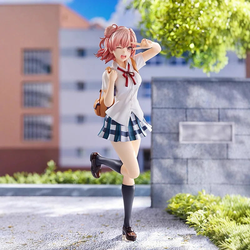 24cm My Teen Romantic Comedy SNAFU Yui Yuigahama Anime Girl Figure Isshiki Iroha/Yukino Yukinoshita Action Figure Model Doll Toy