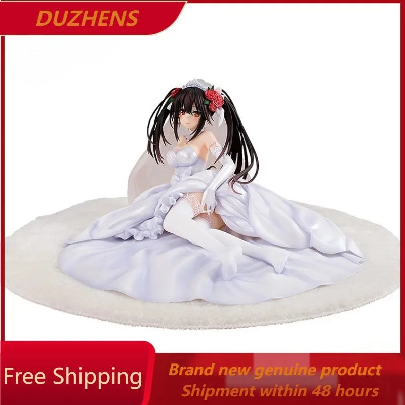 KADOKAWA:DATE A LIVE Tokisaki Kurumi Wedding dress VER.13cm PVC Action Figure Anime Figure Model Toys Collection Doll Gift