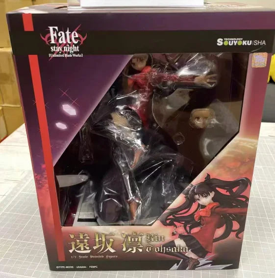 【FS】 In stock WINGS INC. Fate/Stay Night Unlimited Sword System Tohsaka Rin Scale 1/7 Figure Toy Model Gift