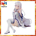 In Stock Original Genuine MegaHouse Palm-Sized Figure Re:ZERO Emilia Non PVC ABS Collectible