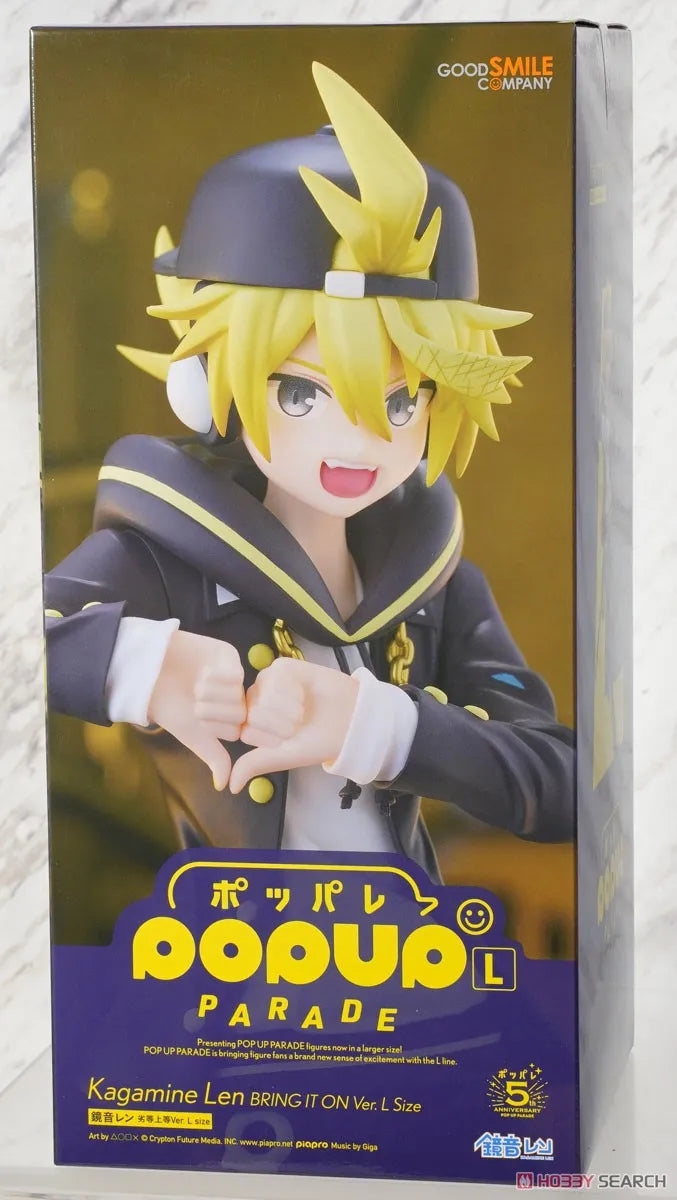 100% Original GSC Vocaloid Pop Up Parade L Kagamine Rin Kagamine Len BRING IT ON Ver Figures Model Toys