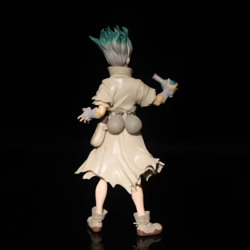 20cm Dr.STONE Anime Figure Ishigami Senkuu Action Figure #1262 Dr.STONE Senku Ishigami Figurine Collectible Model Doll Toys Gift