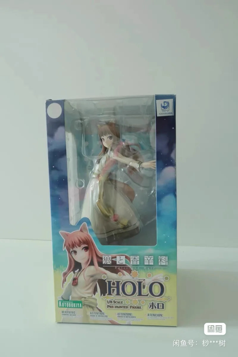 Original in Stock KOTOBUKIYA MERCHANT MEETS THE WISE WOLF Holo 1/8 Figures Model Toys Gifts Collection Ornaments
