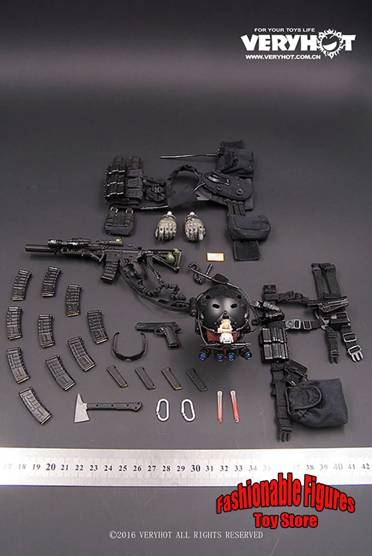 VH1048 1/6 Scale Men Figure Combat Uniform US Seal Special Forces Night Operations Clothes Set For 12" Soldier Action Figure