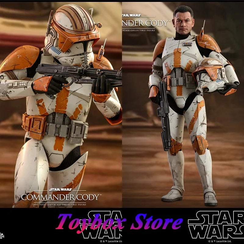 HOTTOYS HT MMS524 1/6 Clone Commander Cody Movable Figure Star Wars：Episode III - Revenge of the Sith 12" Full Set Soldier Gift