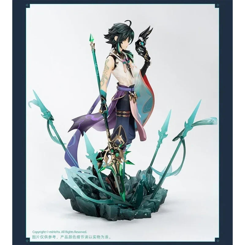 In Stock Original APEX-TOYS MiHoYo Genshin Impact Vigilant Yaksha Xiao 27CM 1/7 PVC Game Anime Figure Boxed Model Doll Statuette