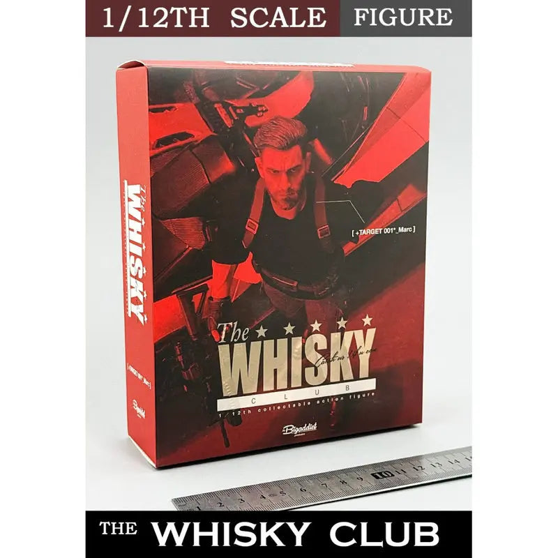 In Stock 1/12 Scale Bigaddict Target 001 Whiskey Club Killer Mark Action Figure Collection Decoration Ornament Model Toy Gifts