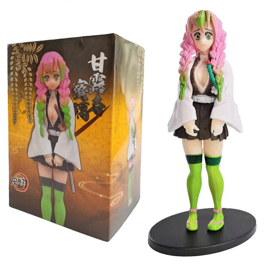 Anime 16CM Demon Slayer Kimetsu No Yaiba Figure Kamado Tanjirou Action Figure Agatsuma Zenitsu Nezuko Warrior PVC Model Toys AAA