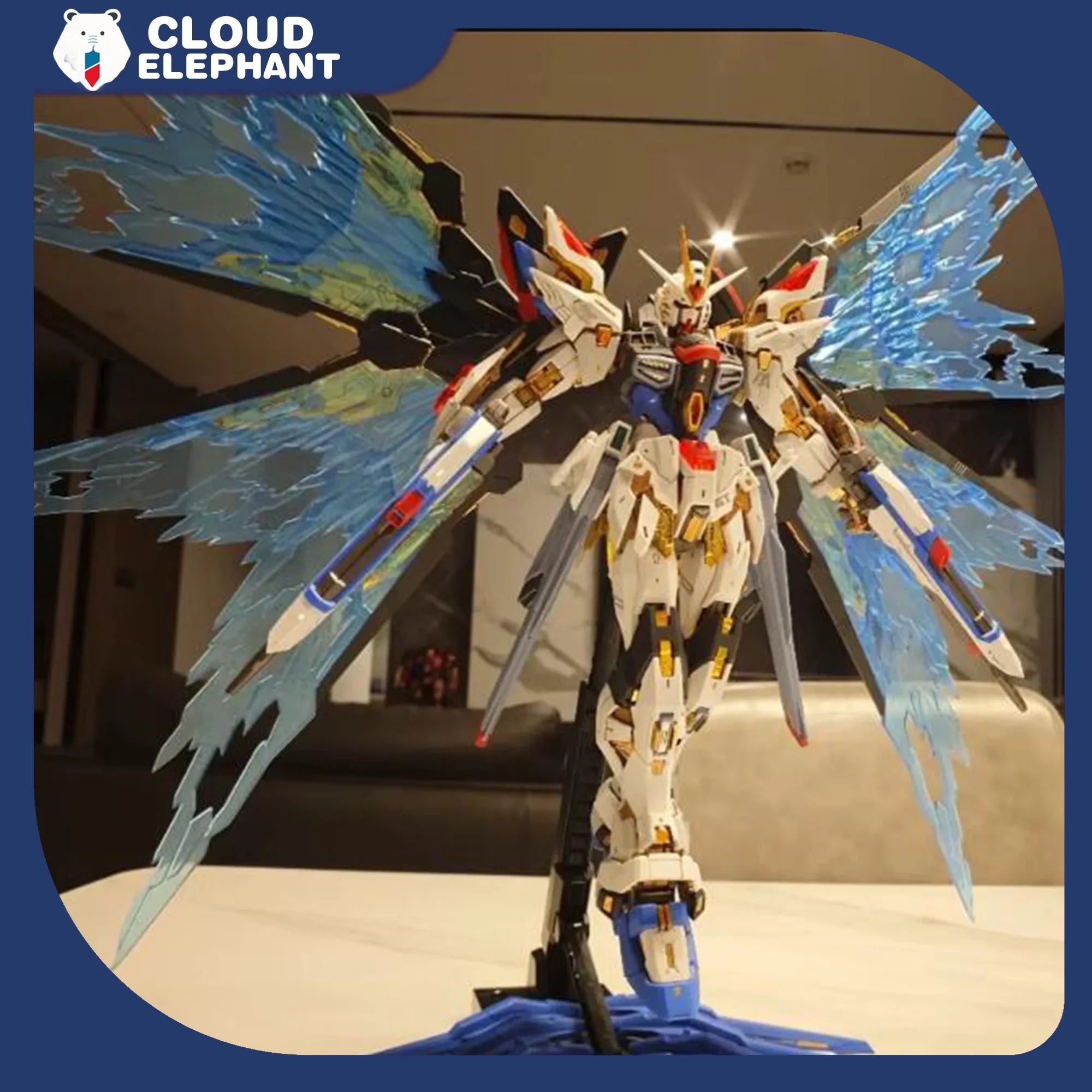1/100 MGEX Strike Freedom ZGMF-X20A Mech Bausatz Actionfiguren Puzzle Spielzeug Desktop Sammlerstück Dekoration Kindergeschenk