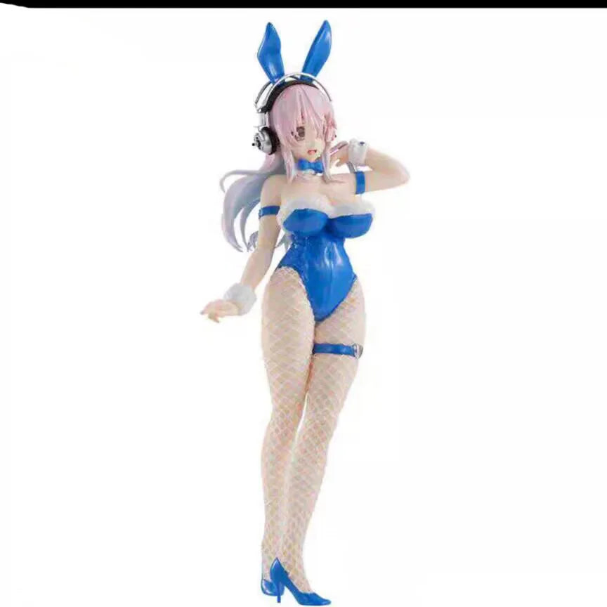 2025 lowest price Japanese original anime figure Super sonico blue action figure sitting ver action figure