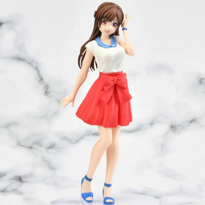In Stock Original Bandai BANPRESTO Rental Girlfriend Mizuhara Chizuru Action Figures Toys Model Genuine Collector Hobby Anime