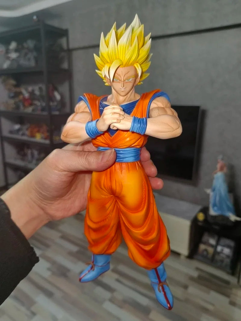 30cm Dragon Ball Anime Figure Super Saiyan Goku Model Dolls Trend Action Figures Collectible Toy Desktop Accessorie Gifts