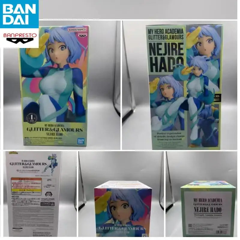 Original BANDAI Boku no Hero Academia Hado Nejire Glitter & Glamours Action Figure Toys BANPRESTO PVC Model Collection Doll