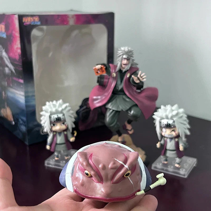 Hot Anime Naruto Shippuden Figure Jiraiya Horny Toad Master Manga Statue Pvc Collectible Model Action Figurine Toys Doll Gifts
