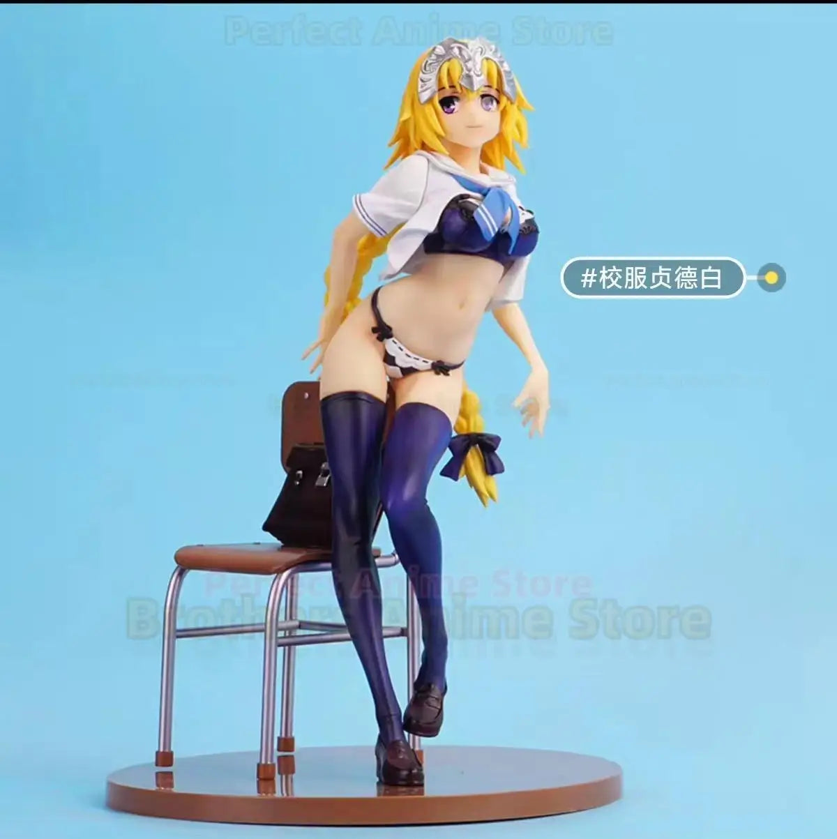 Spot Fate/Grand Order Black School Uniform Joan of Arc Sailor Suit Joan of Arc Figure Anime 2D