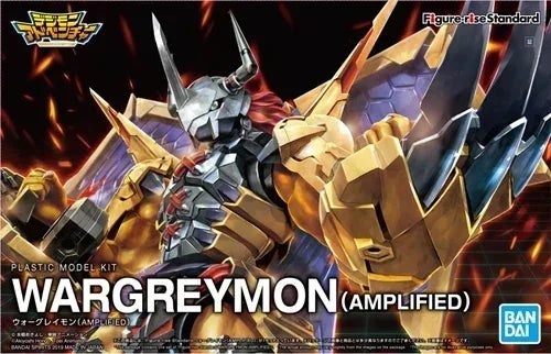Original Bandai Digital Monster Figure-rise Standard Anime Figure Model WARGREYMON AMPLIFIED Character Model Toy Gift Collection