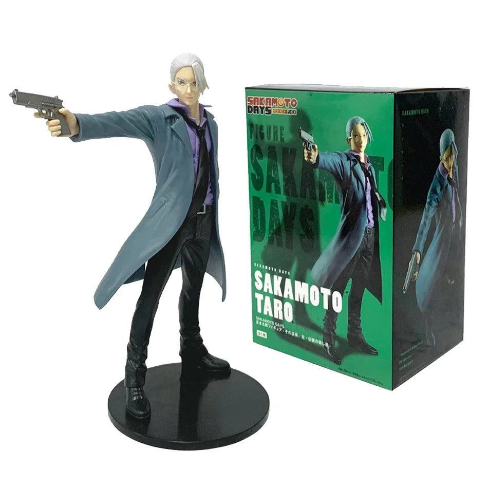 21-23CM Anime SAKAMOTO DAYS Figure Toys Taro Sakamoto Shin Asakura Action Figural Dolls PVC Model Desk Ornaments Birthday Gifts