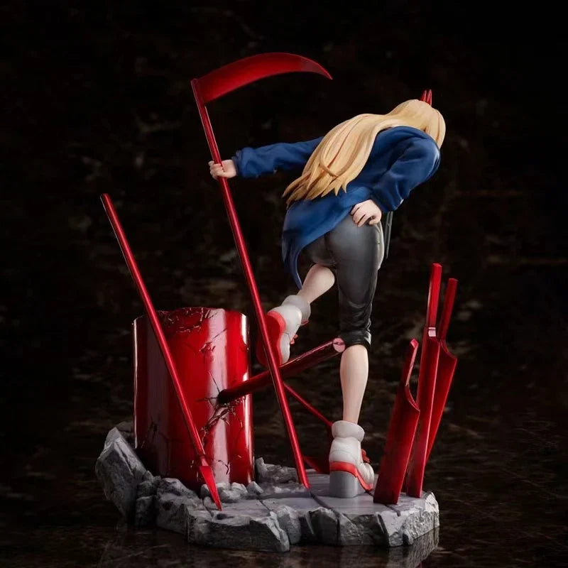 in stock、Chainsaw Man Action Figurals Power Anime Figurine Statue Figures Cartoon Toy Collectible Model Character Sculpture (Copy)