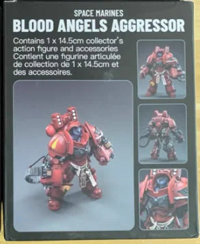 【SF】JOYTOY 1/18 Action Figure Space Marines Blood Angels Aggressor Brother Marine 04 Model Toys Gifts Collection Ornaments