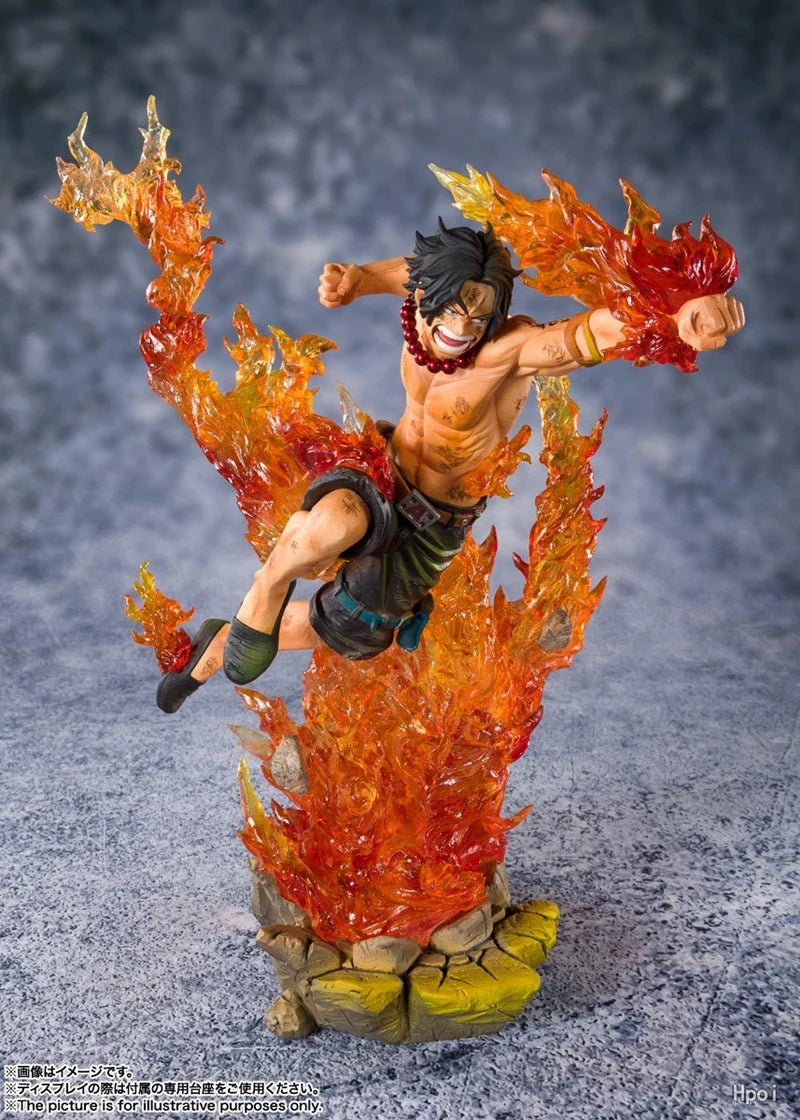 New One Piece Anime Figure GK Portgas D. Ace Edward Newgate Action Figure PVC Collection Cartoon Model Doll Gift Toys Decoration