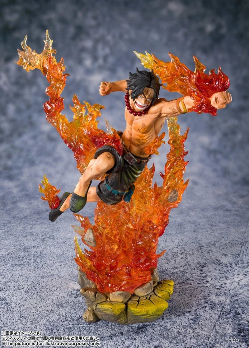 New One Piece Anime Figure GK Portgas D. Ace Edward Newgate Action Figure PVC Collection Cartoon Model Doll Gift Toys Decoration