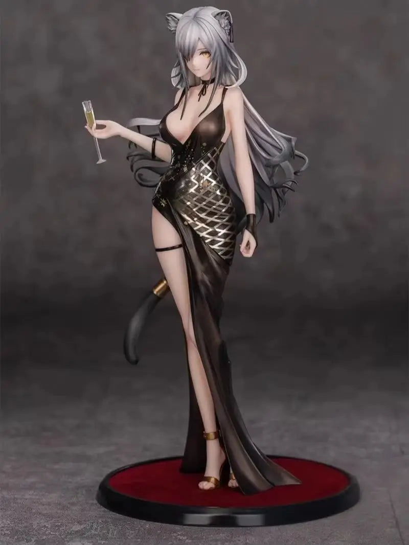 New Original Myethos Arknights 1/7 Schwarz Formal Dress Ver Genuine Action Anime Figure Model Charm Collectible Gift Series