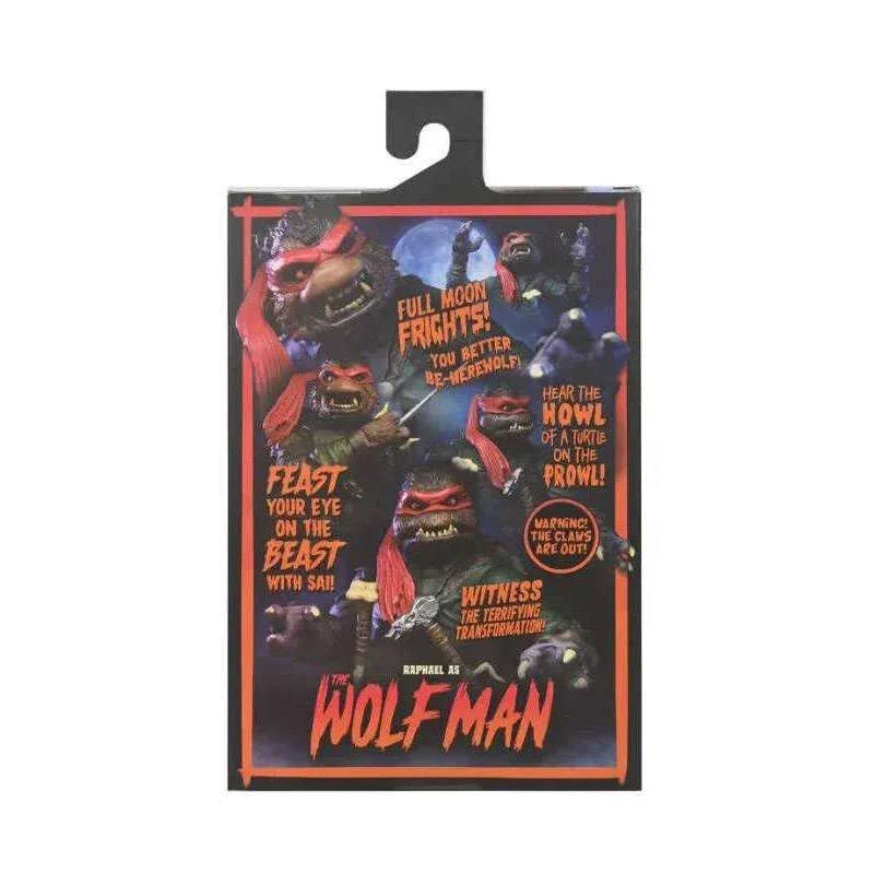 NECA Universal Monsters x Teenage Mutant Ninja Turtles Ultimate Raphael as the Wolf Man 7” Scale Action Figure